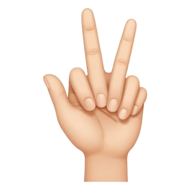 Emoji fingering  sticker