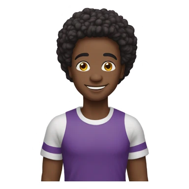 et PELE BRANCA roxo feliz sticker