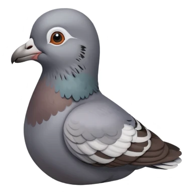 Pigeon + crumb trail, Street Wildlife. sticker