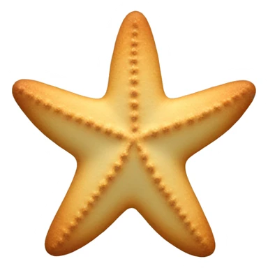 symmetry starfish-shape cookie  sticker