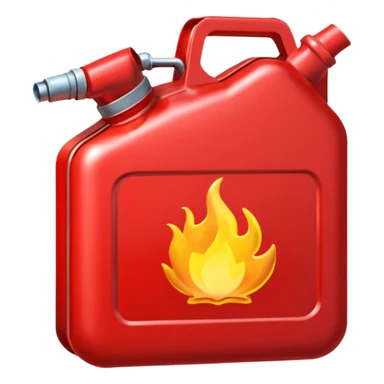 2d red gas can ios emoji sticker