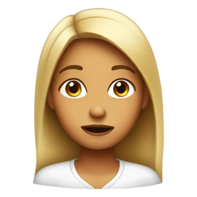 girl giving side eye sticker