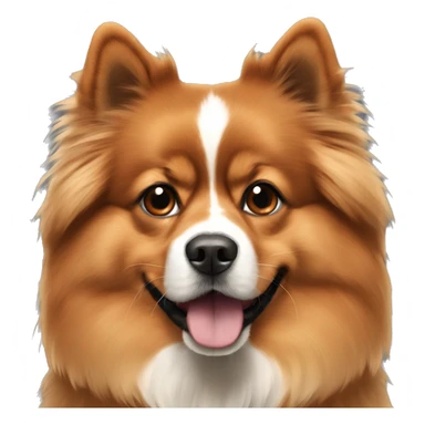 Eurasier with a cavalier king charles sticker