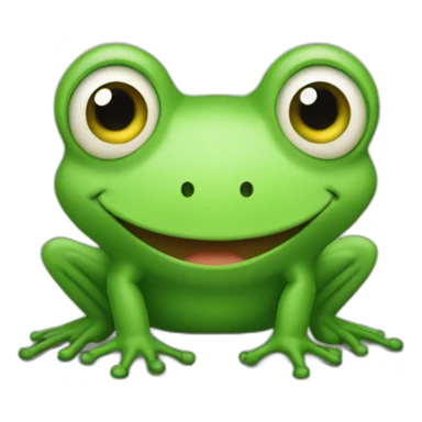 questionnaire avec une petite grenouille sticker