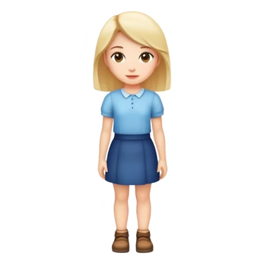 Full body girl sticker