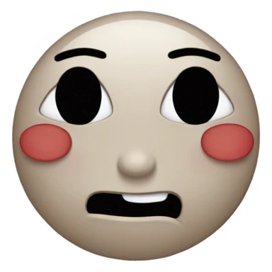 Kissy face with teary eyes and peace sign sticker