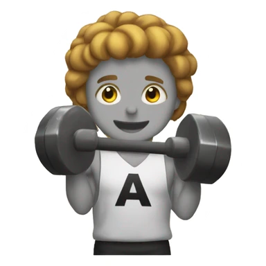 A TEXT SAYING ALTER GYM sticker