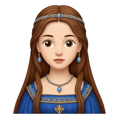 medieval woman  sticker