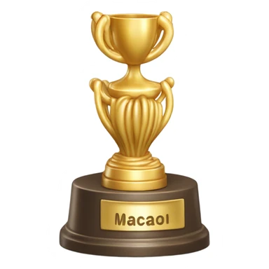 Golden Macaroni Trophy sticker
