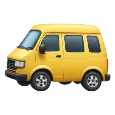 person driving a van sticker