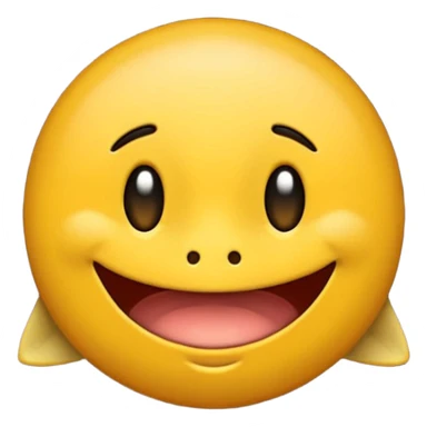 Emoji Sigma con mewing,una mandíbula muy marcada y con una ceja levantada y la otra abajo sticker