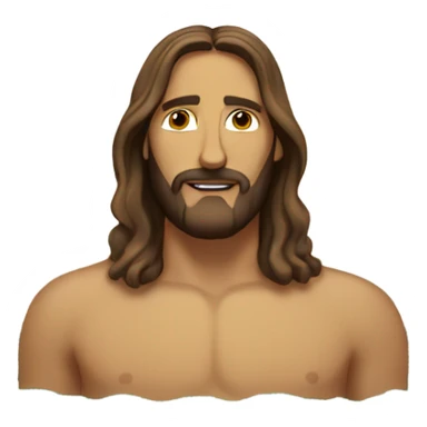 jesus in a pool sticker