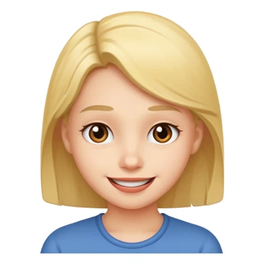 Mischievous, side smile ￼ sticker