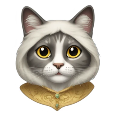 neva masquarade cat sticker