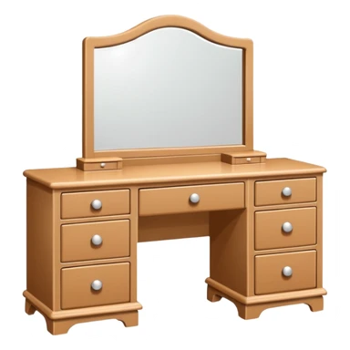 simple dressing table sticker