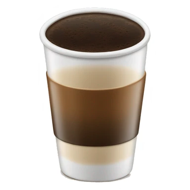 “Strong coffee in a simple glasse cup.” sticker