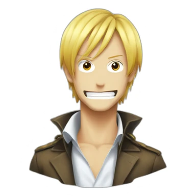 vinsmoke sanji head sticker