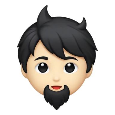 Powerpoof black in love  sticker