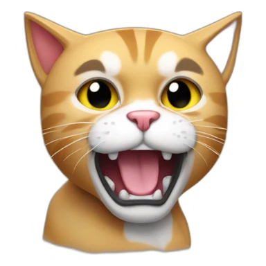 cat bodybuilder sticker