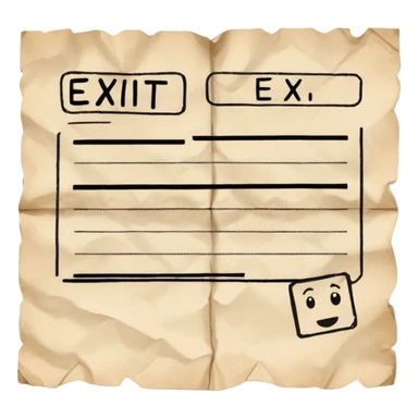 exit ticket sticker