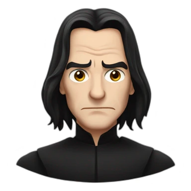 Snape angry looking suspicious sticker
