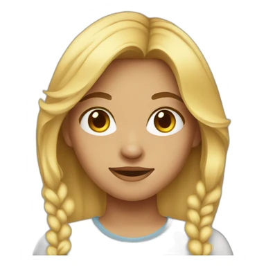  teenager girl sticker