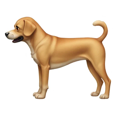 17leg dog sticker