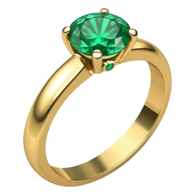 glitter esmerald married ring sticker