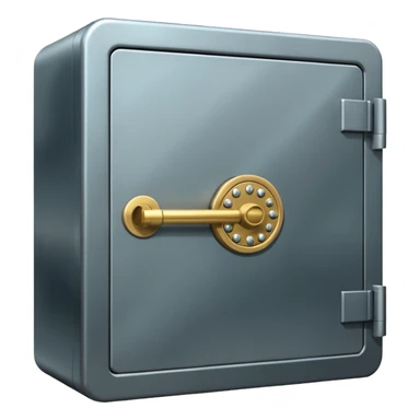 Locked bank vault sticker