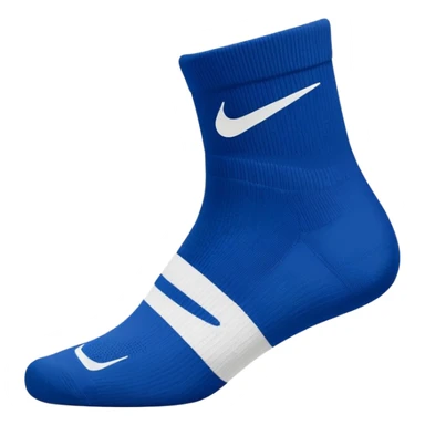 nike original cotton total white sock sticker