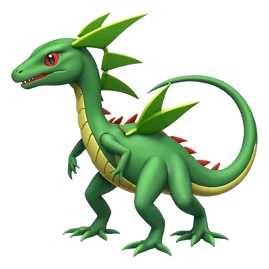Rayquaza-Sceptile-Grovyle-fusion sticker