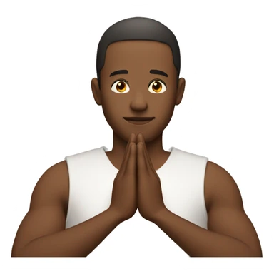 no person, just prayer hands without sleeves sticker