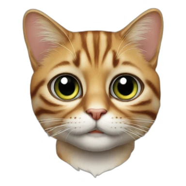 poes met bril sticker