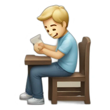 homem  procurando com uma lupa sticker