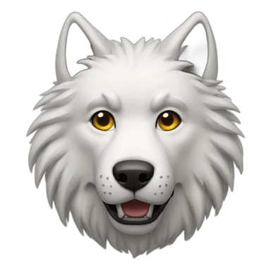 Lobo blanco sticker