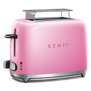 Pink smeg toaster sticker