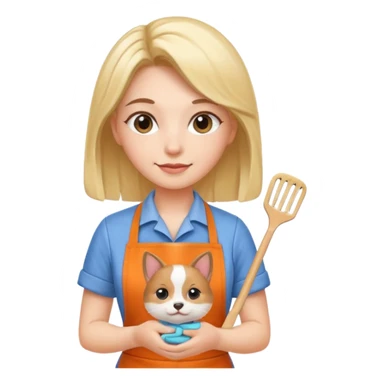 Pet Grooming Stylist woman  sticker