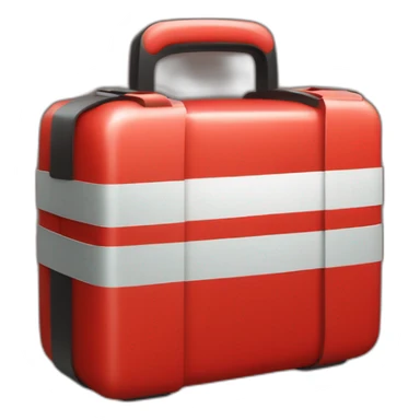 red FirstAid Kit sticker