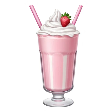 milkshake strawberry sticker