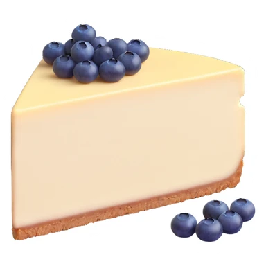 whole cheesecake with blueberries sticker