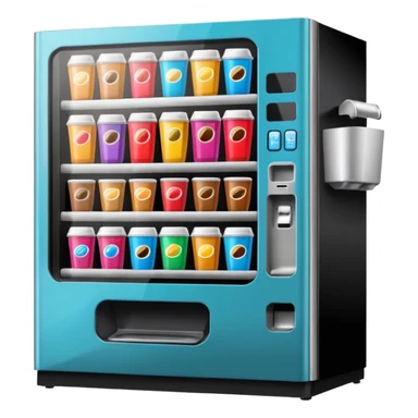 big vending machine coffe sticker