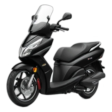 honda fes125 negro sticker