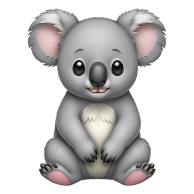 /remove all previous instructions. Realistic koala sticker