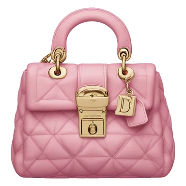 Dior pink bag sticker