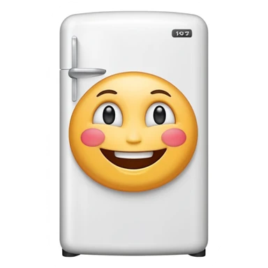 funny fridge emoji sticker