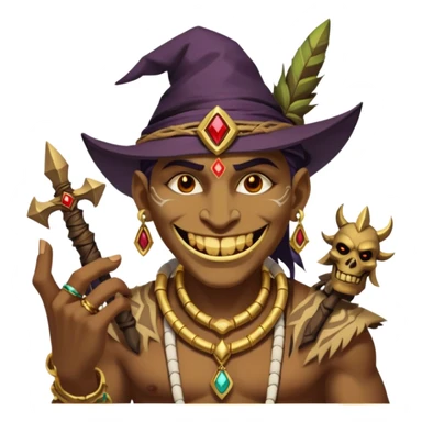 Witch Doctor from Dota2. SWAG. sticker
