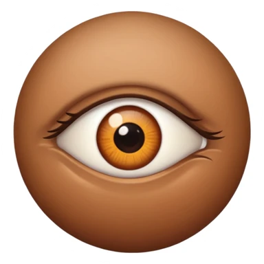 eye balls looking to the left sticker