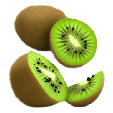 3d kiwi fruit sticker