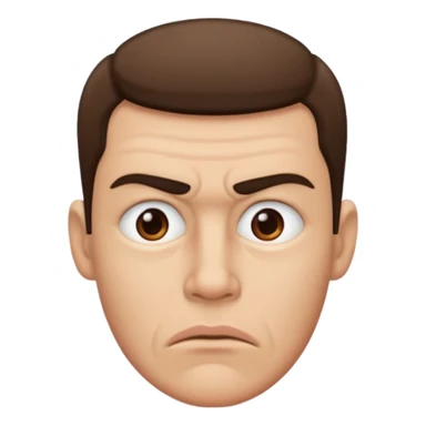 Solo una boca seria sticker