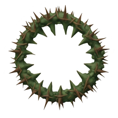 Crown of thorns sticker